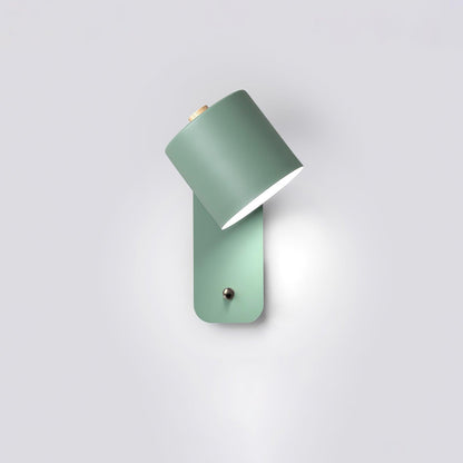 Rotatable Rechargeable Wall Lamp, USB Charging — side view