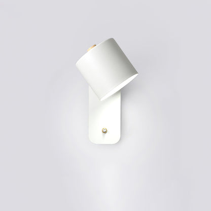 Rotatable Cylinder Wall Lamp with Adjustable Brightness — front view