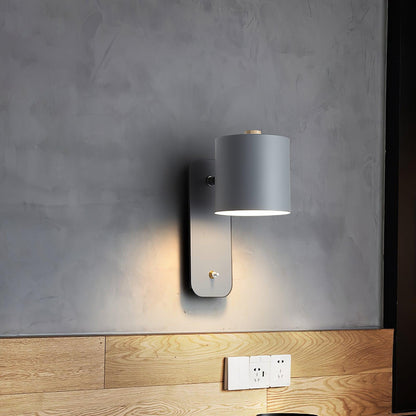 Rotatable Cylinder Wall Lamp with Adjustable Brightness