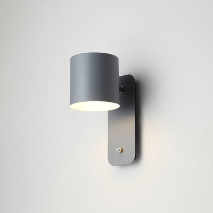 Rotatable Cylinder Wall Lamp with Adjustable Brightness