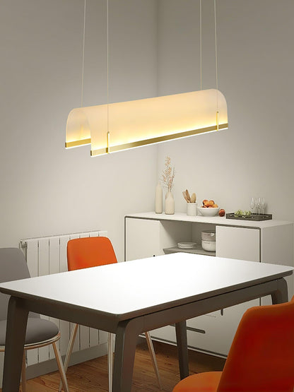 Round Arched Chandelier with Metal Frame