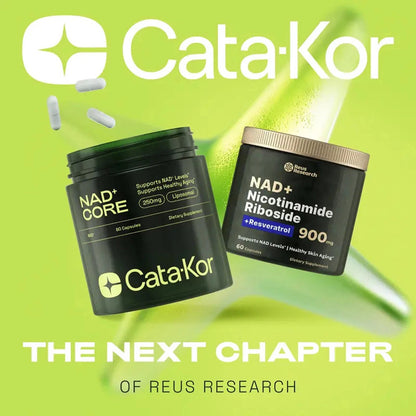 Cata-Kor NAD+ Active Adult Supplement Capsules for Enhanced Energy, Focus, and Anti-Aging Benefits