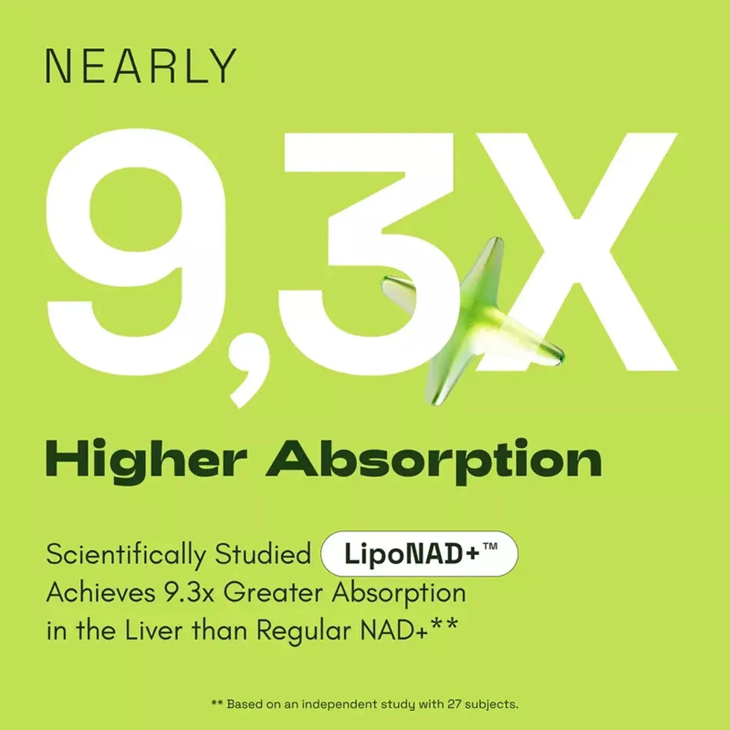 Cata-Kor NAD+ Active Adult Supplement Capsules for Enhanced Energy, Focus, and Anti-Aging Benefits
