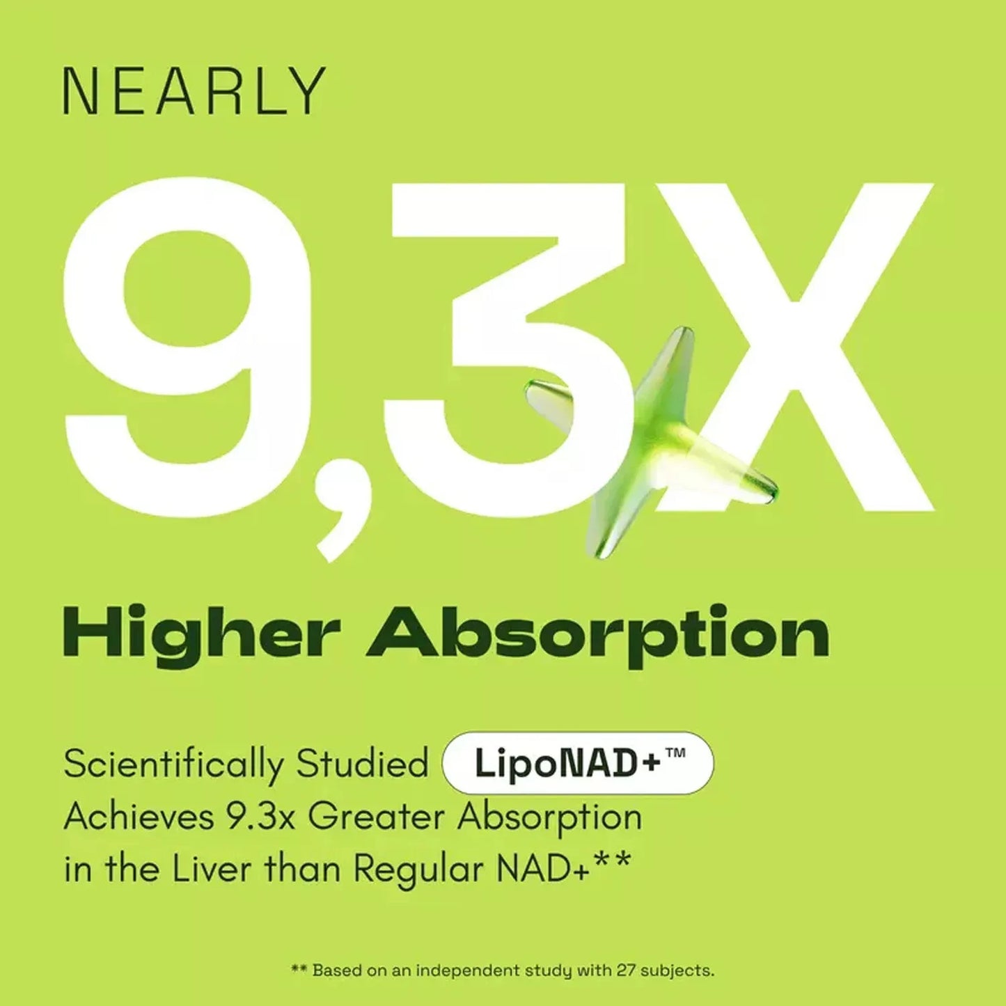 Cata-Kor NAD+ Active Adult Supplement Capsules for Enhanced Energy, Focus, and Anti-Aging Benefits