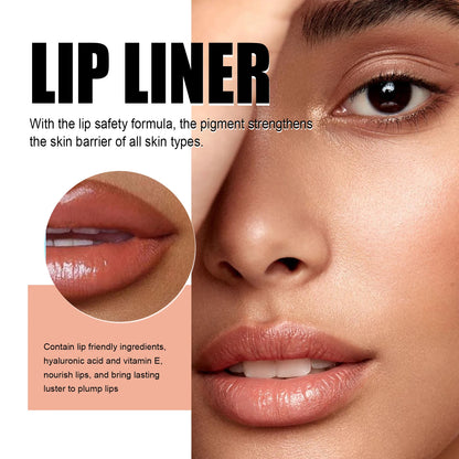 Long-Lasting Lip Liner Stain with Nourishing Formula for Plump, Luscious Lips
