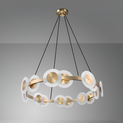 Nordic Chandelier with Adjustable Height — front view