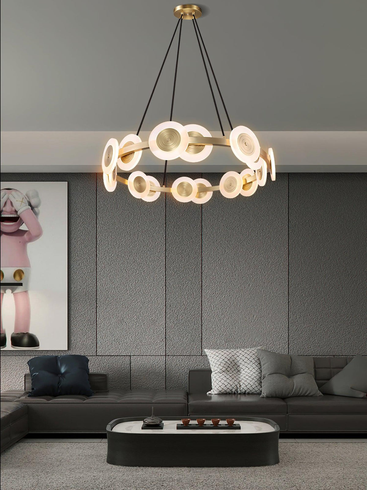 Nordic Chandelier with Adjustable Height