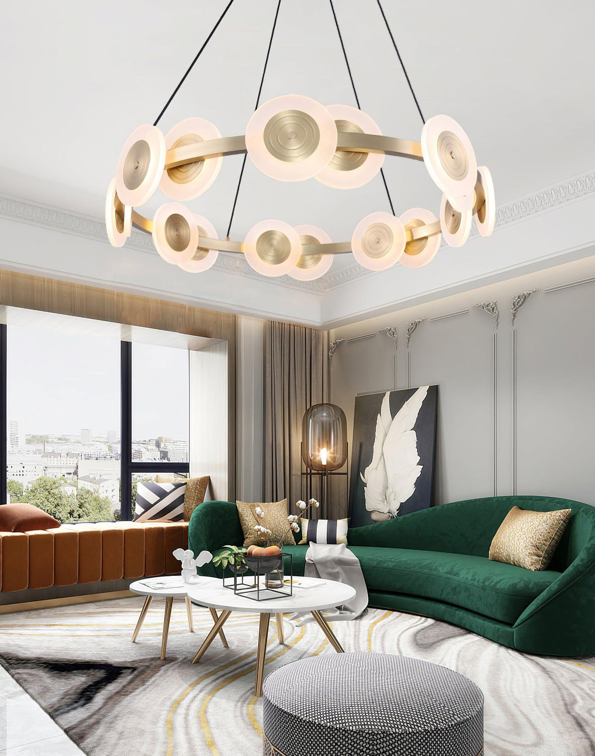 Nordic Chandelier with Adjustable Height