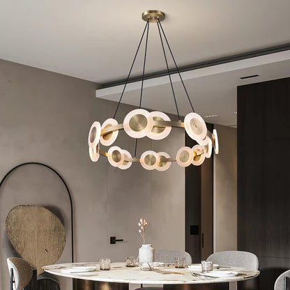 Nordic Chandelier with Adjustable Height — alternate angle