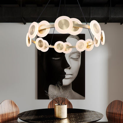 Nordic Chandelier with Adjustable Height — lifestyle view
