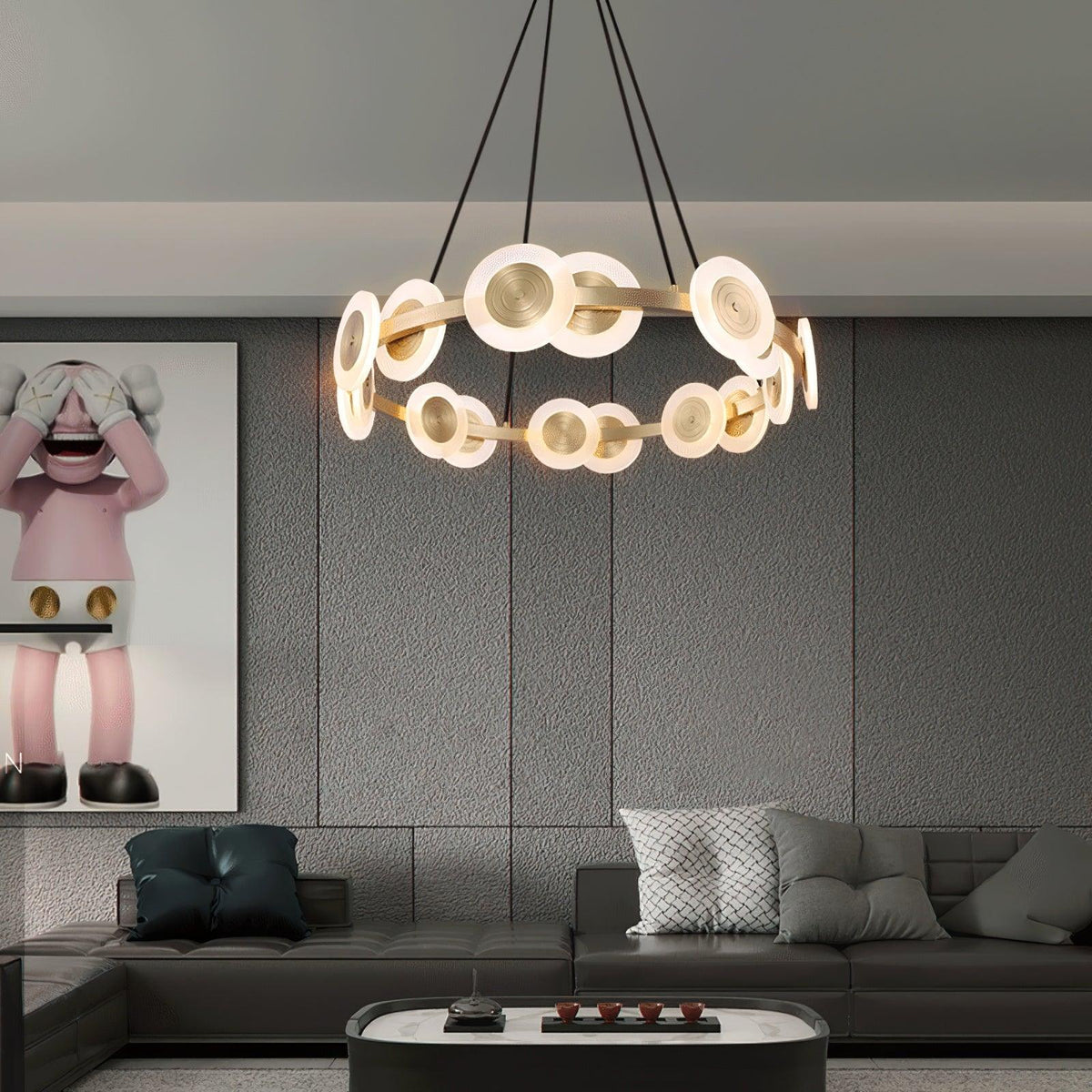 Nordic Chandelier with Adjustable Height