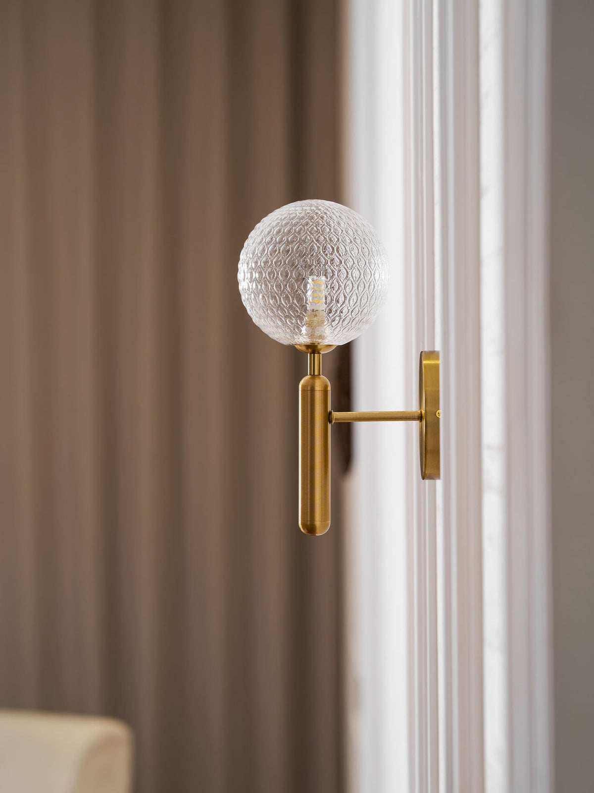 Nordic-Style Wall Light with Adjustable Brightness