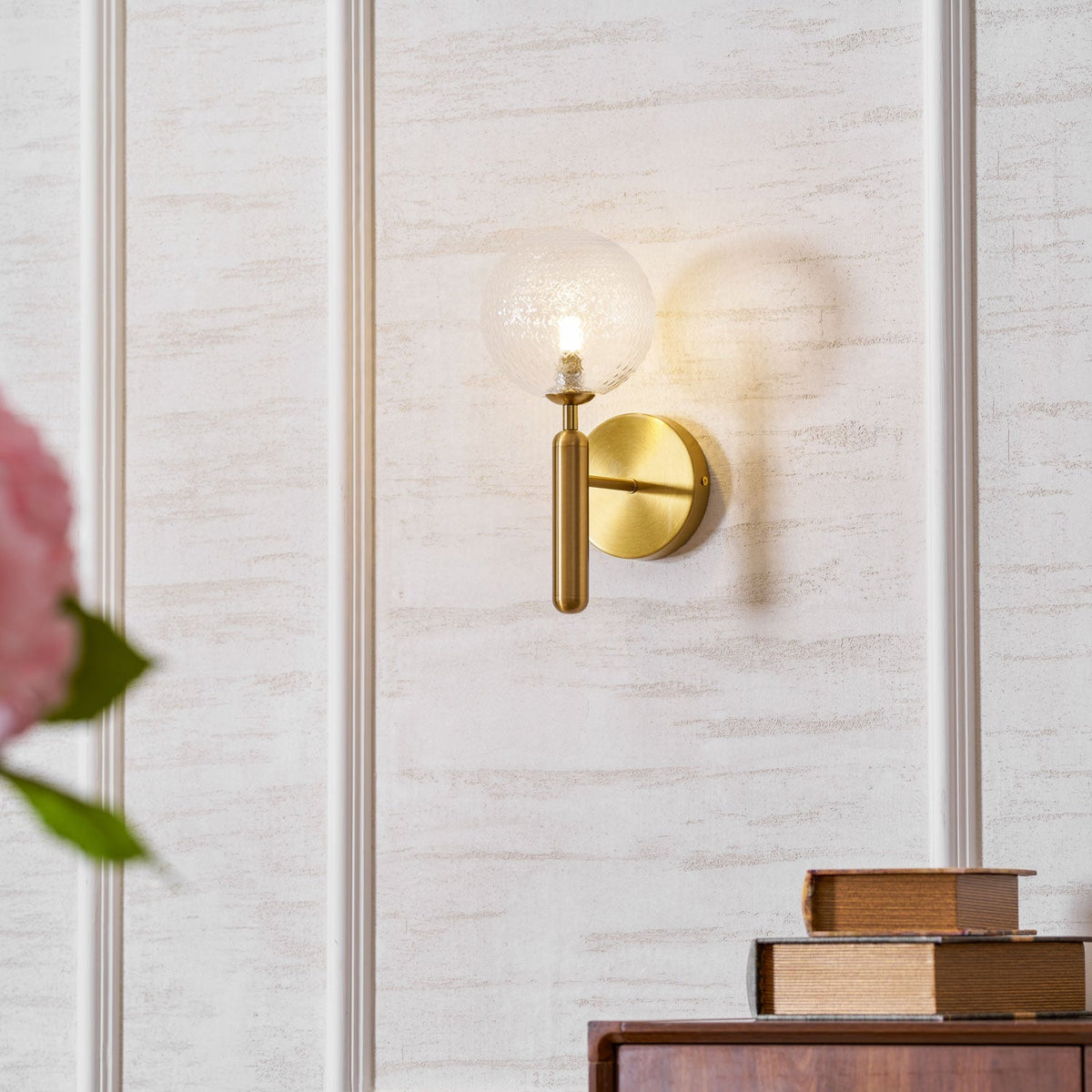 Nordic-Style Wall Light with Adjustable Brightness
