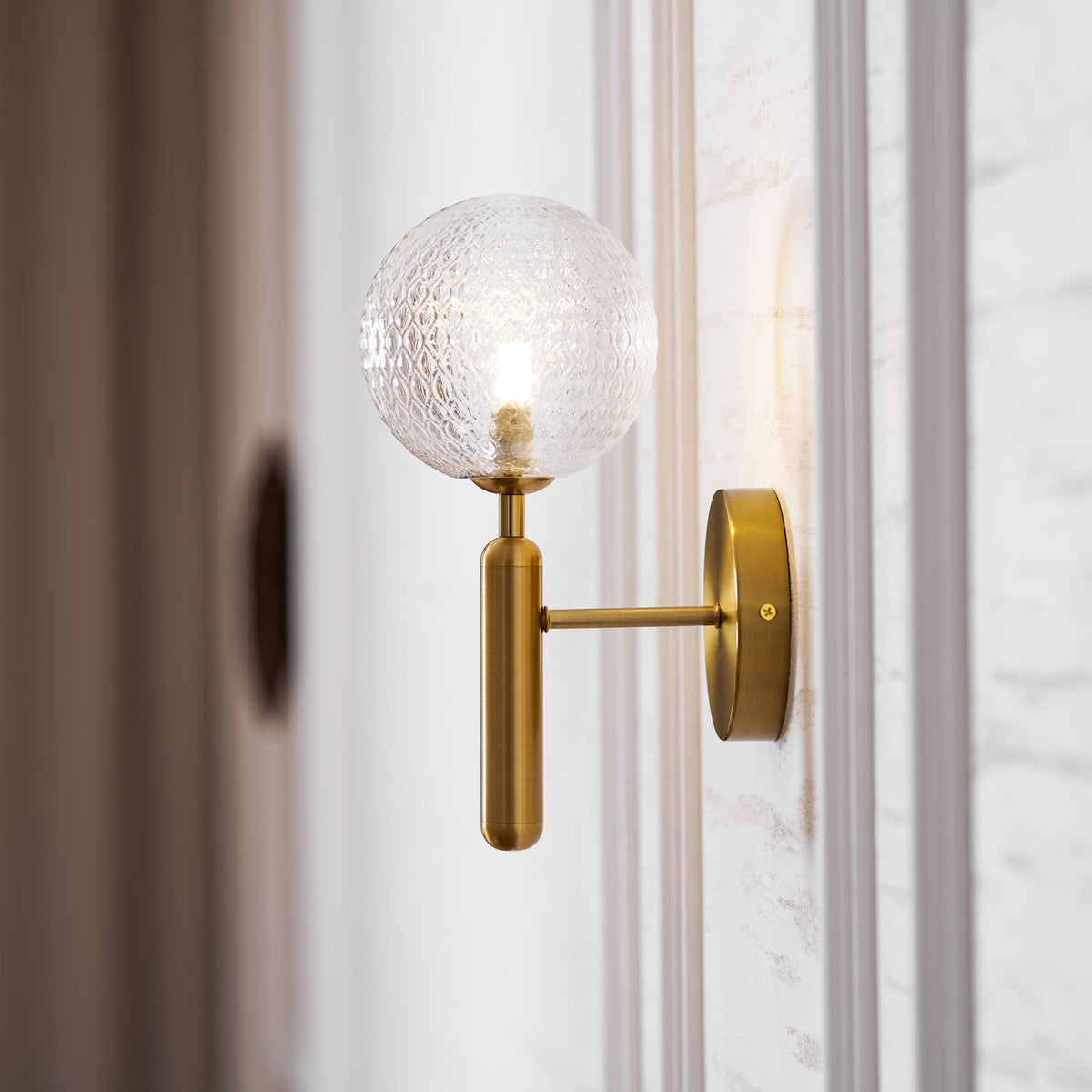 Nordic-Style Wall Light with Adjustable Brightness