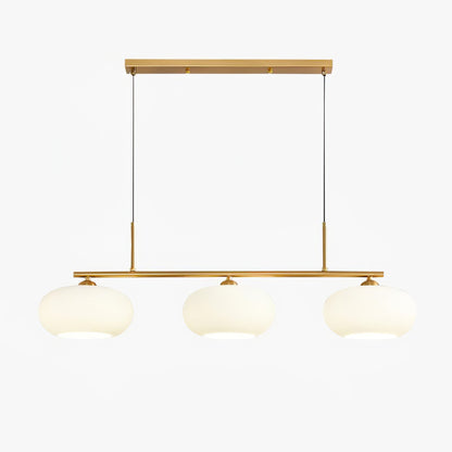 Sculptural Pendant Light with Adjustable Brightness — front view