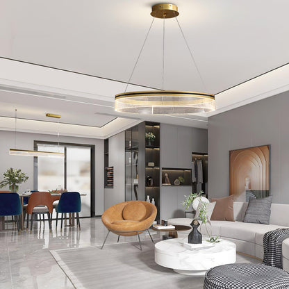 Modern Crystal Chandelier, Dimmable LED
