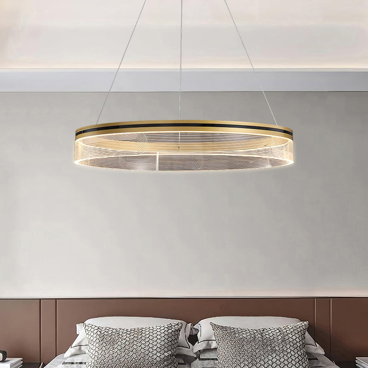 Modern Crystal Chandelier, Dimmable LED