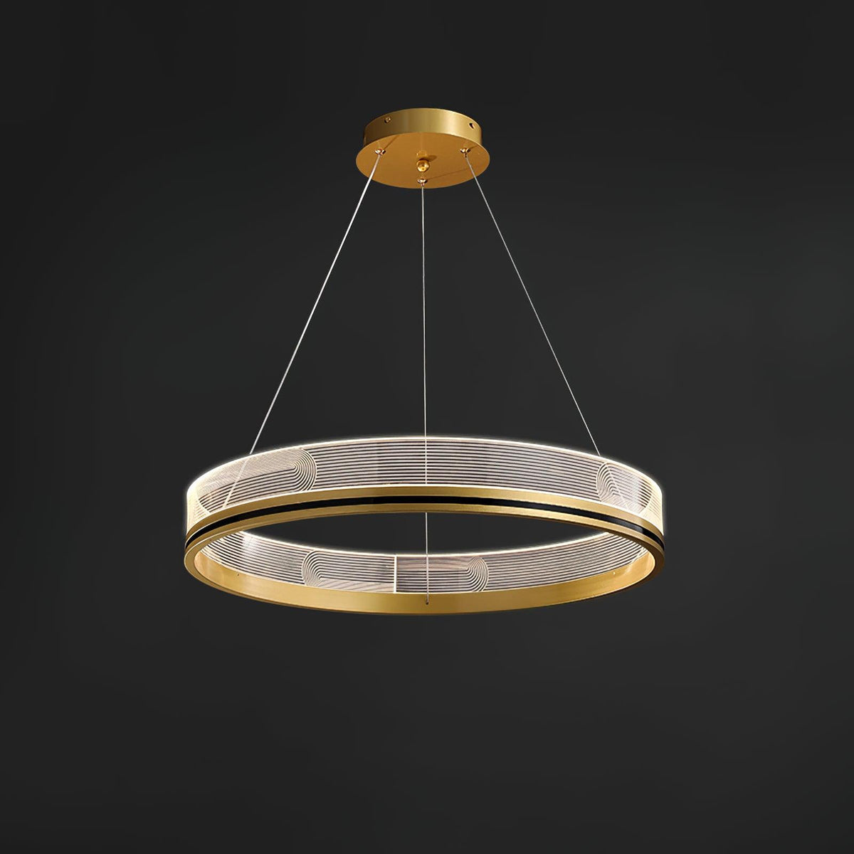 Modern Crystal Chandelier, Dimmable LED