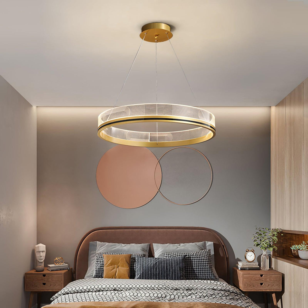 Modern Crystal Chandelier, Dimmable LED