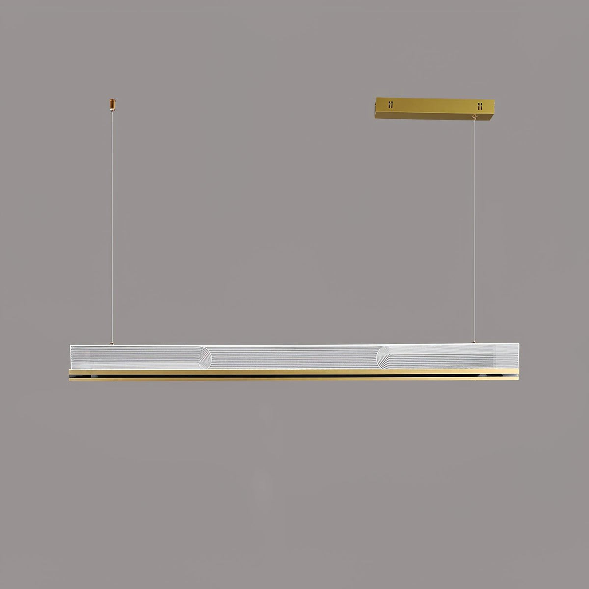 Modern Crystal Chandelier, Dimmable LED — lifestyle view