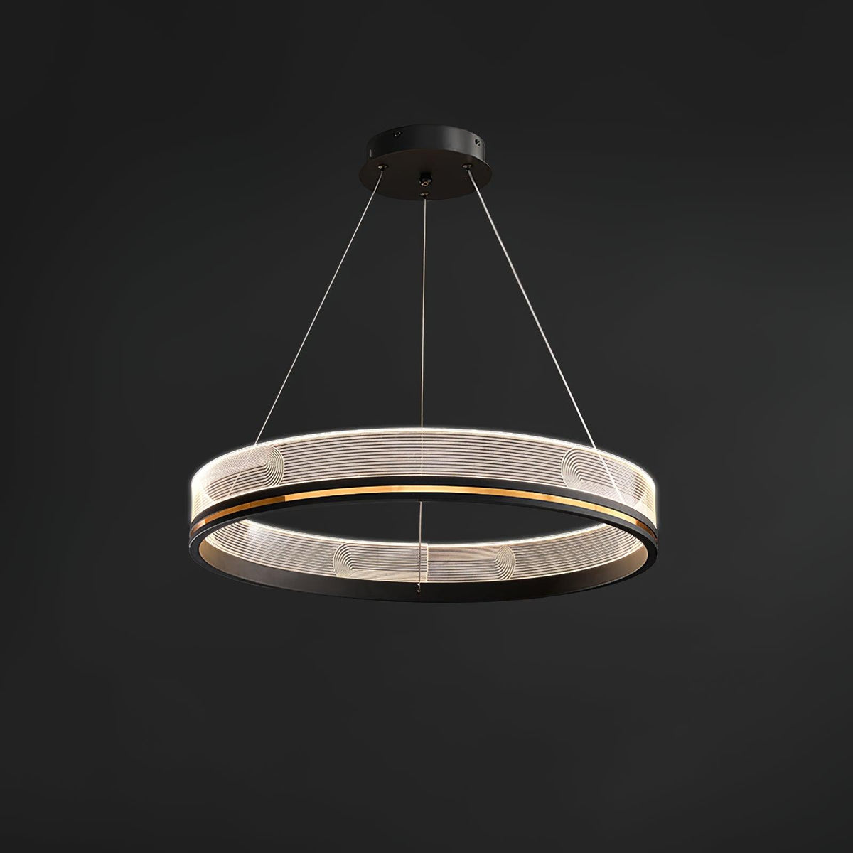 Modern Crystal Chandelier, Dimmable LED