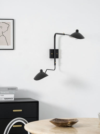 Multi-Arm Wall Sconce with Adjustable Arms