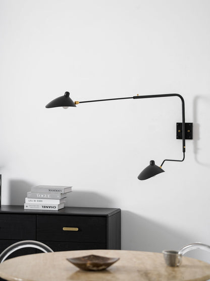 Multi-Arm Wall Sconce with Adjustable Arms