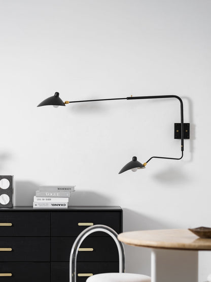 Multi-Arm Wall Sconce with Adjustable Arms