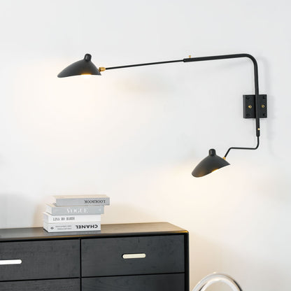 Multi-Arm Wall Sconce with Adjustable Arms