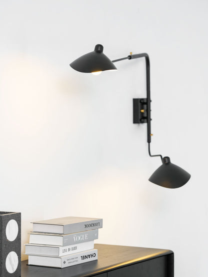 Multi-Arm Wall Sconce with Adjustable Arms
