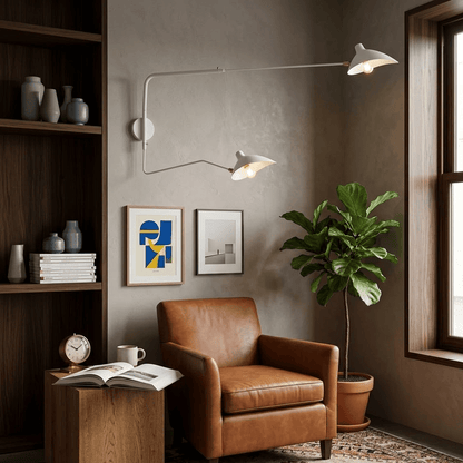 Multi-Arm Wall Sconce with Adjustable Arms