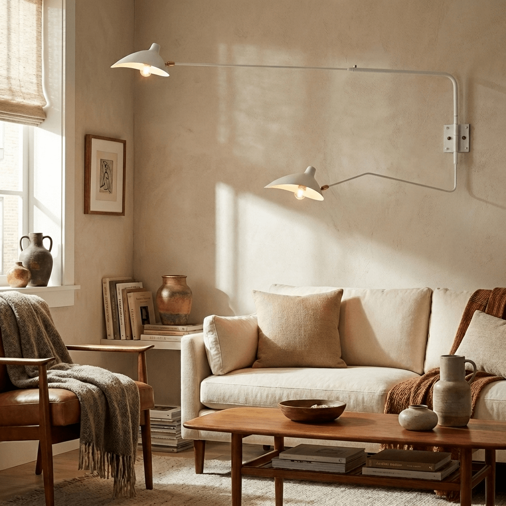 Multi-Arm Wall Sconce with Adjustable Arms