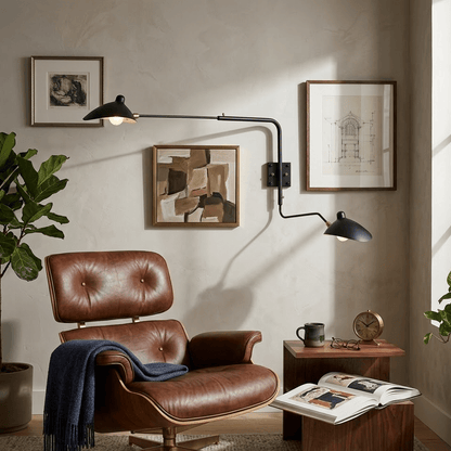 Multi-Arm Wall Sconce with Adjustable Arms