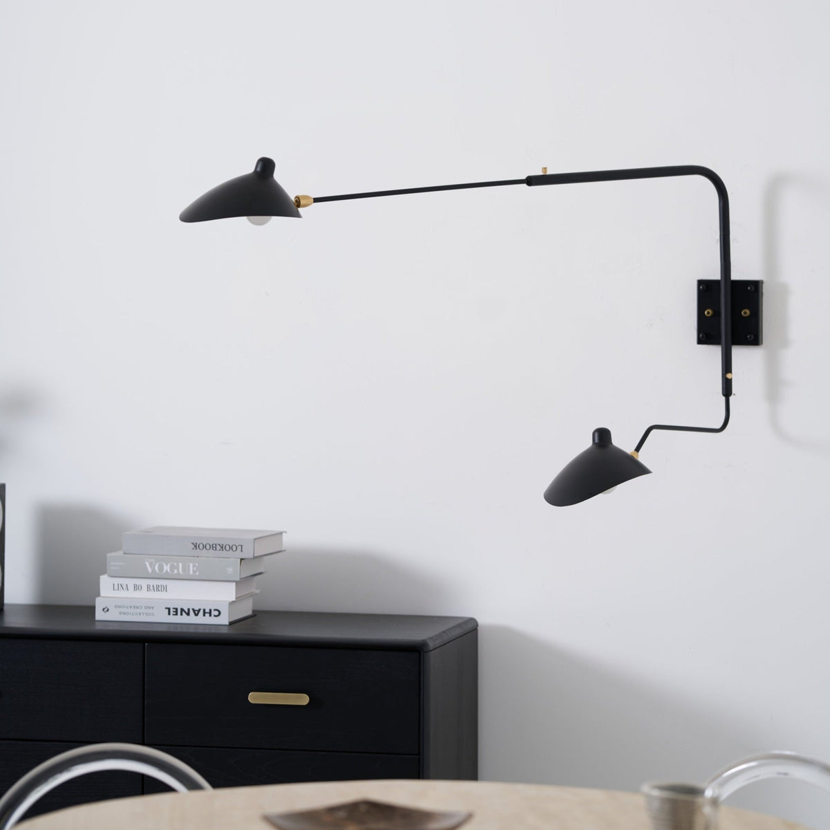 Multi-Arm Wall Sconce with Adjustable Arms