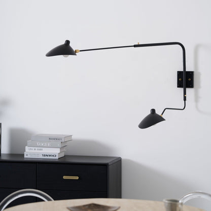 Multi-Arm Wall Sconce with Adjustable Arms
