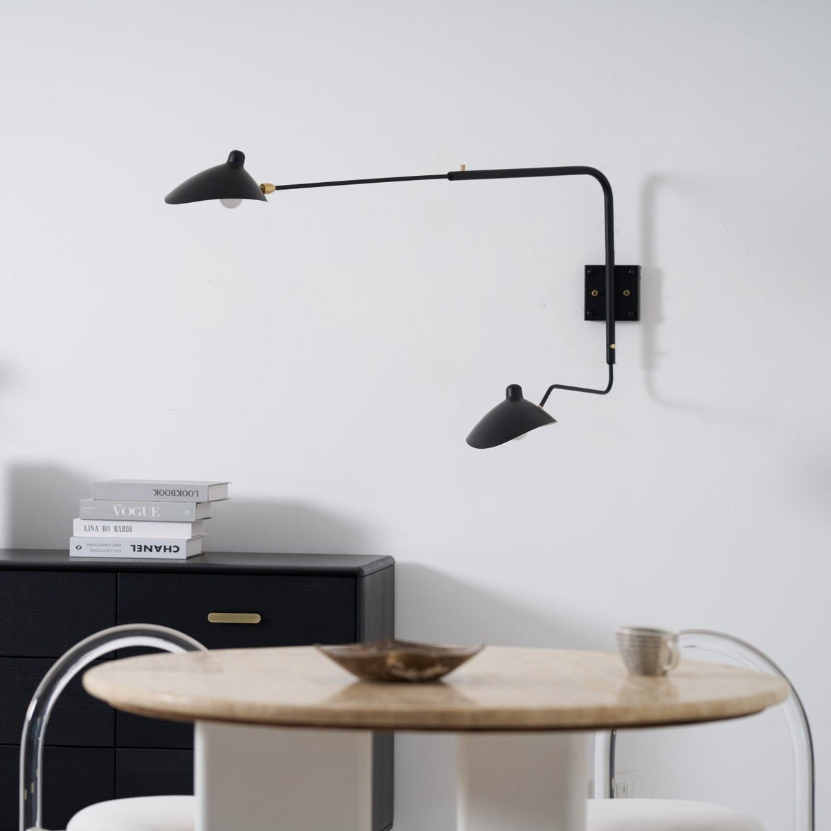 Multi-Arm Wall Sconce with Adjustable Arms
