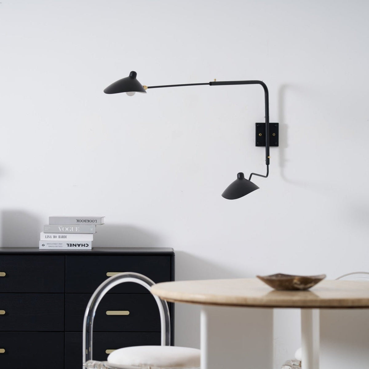 Multi-Arm Wall Sconce with Adjustable Arms