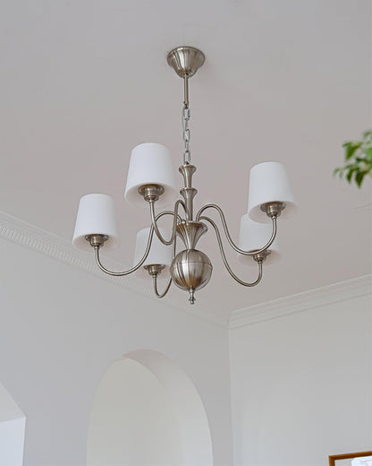 Shabby Chic Chandelier with Vintage Charm