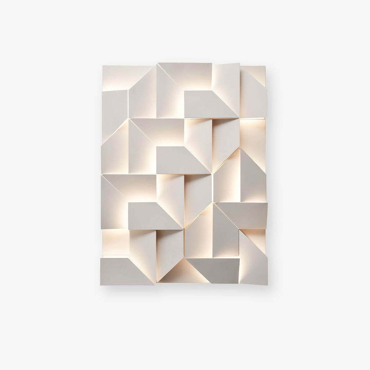 Grid Wall Sconce with Adjustable Brightness