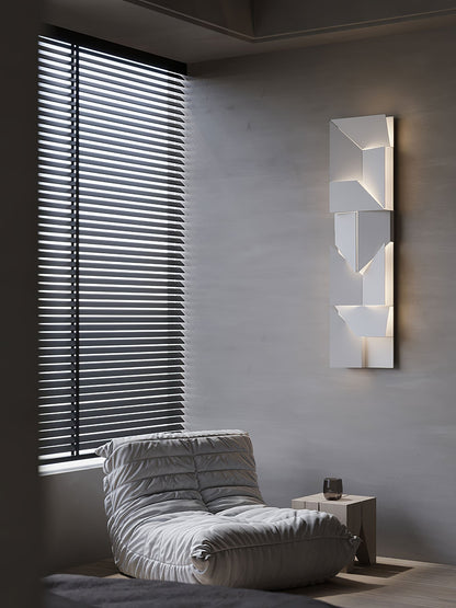 Grid Wall Sconce with Adjustable Brightness