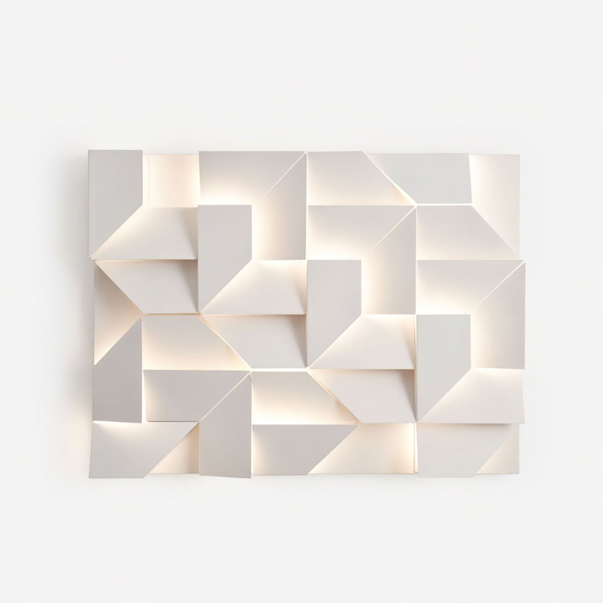 Grid Wall Sconce with Adjustable Brightness