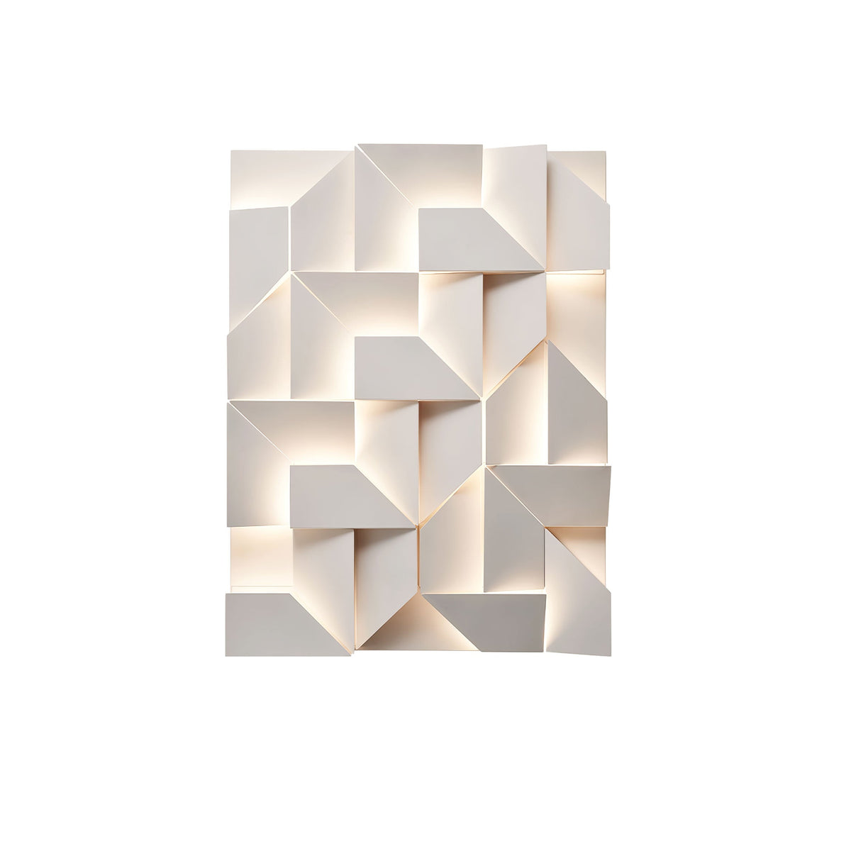 Grid Wall Sconce with Adjustable Brightness