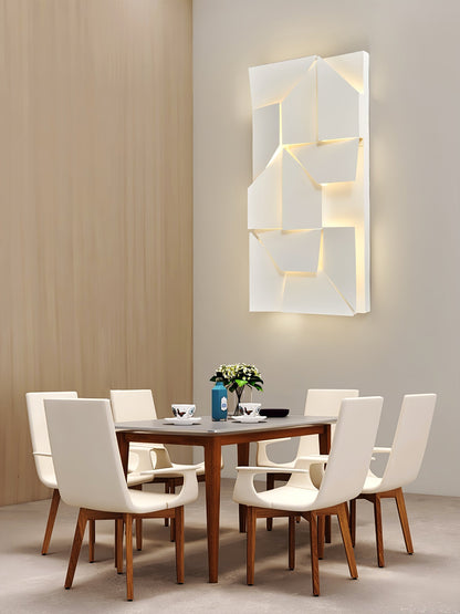 Grid Wall Sconce with Adjustable Brightness