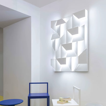 Grid Wall Sconce with Adjustable Brightness