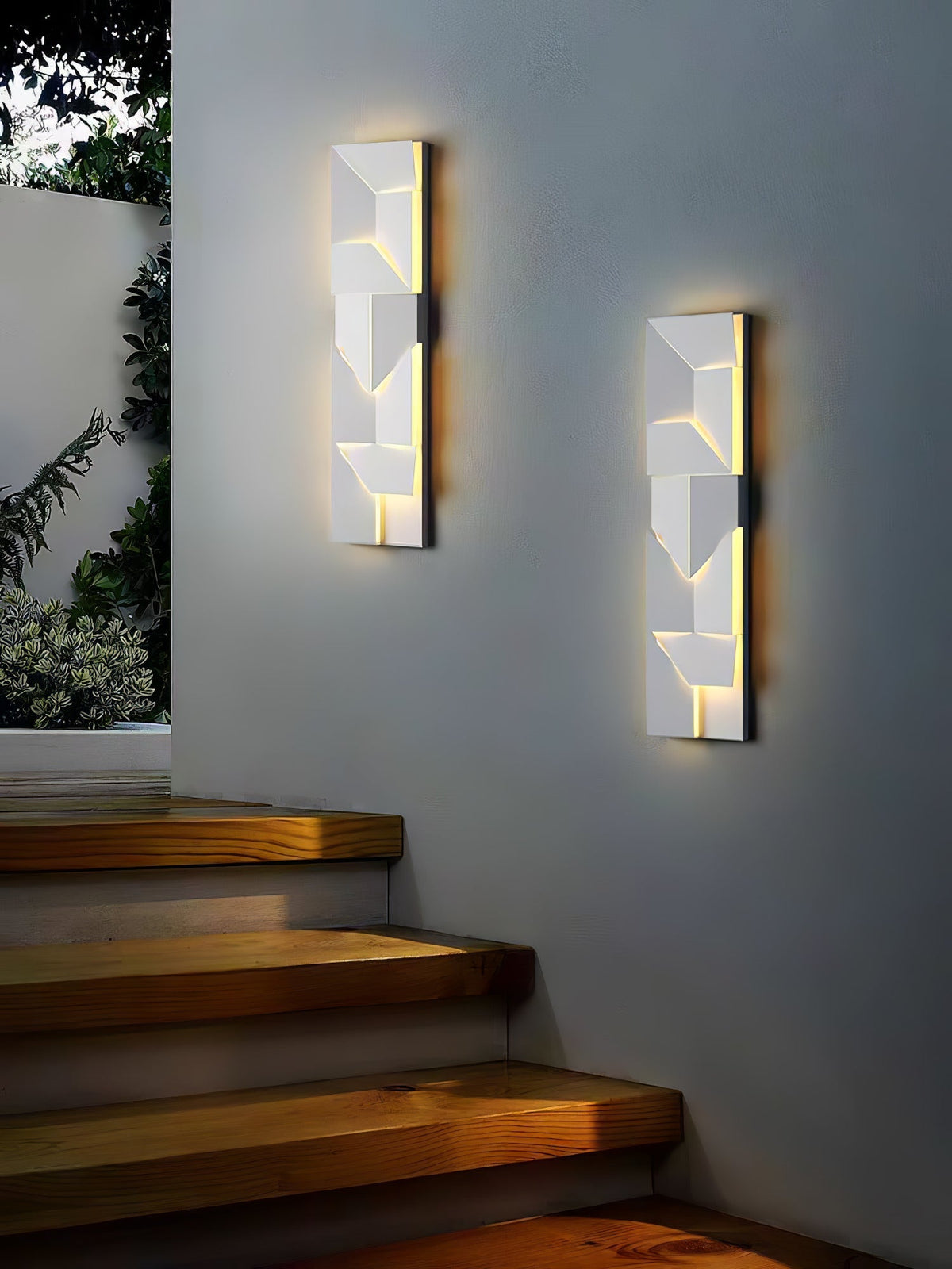 Grid Wall Sconce with Adjustable Brightness