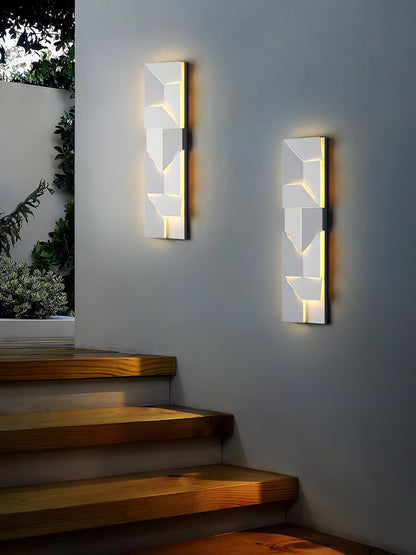 Grid Wall Sconce with Adjustable Brightness