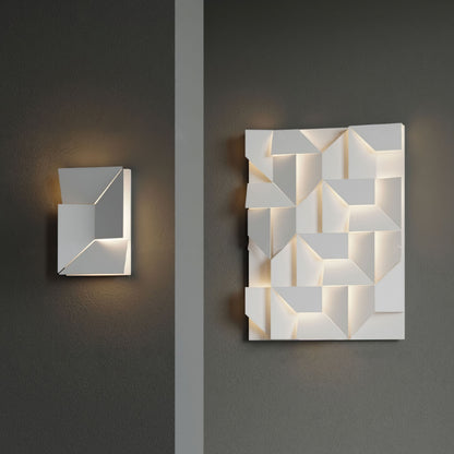 Grid Wall Sconce with Adjustable Brightness