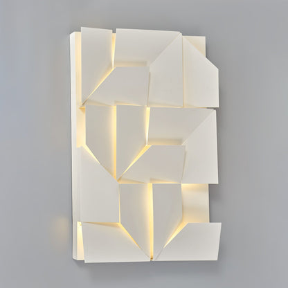 Grid Wall Sconce with Adjustable Brightness — lifestyle view