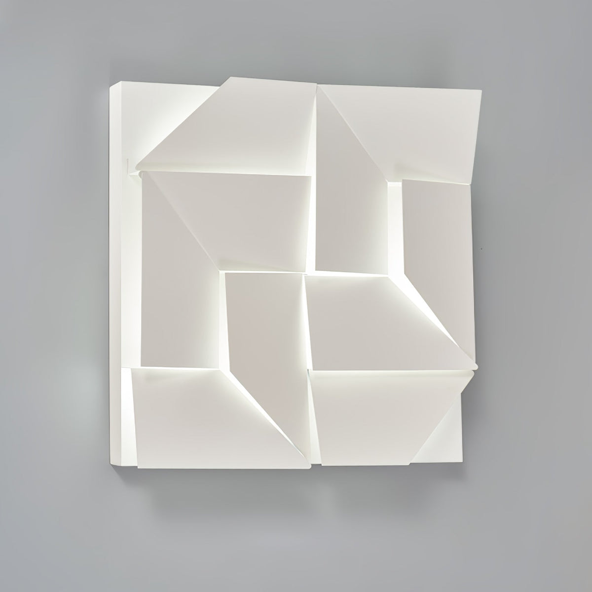 Grid Wall Sconce with Adjustable Brightness