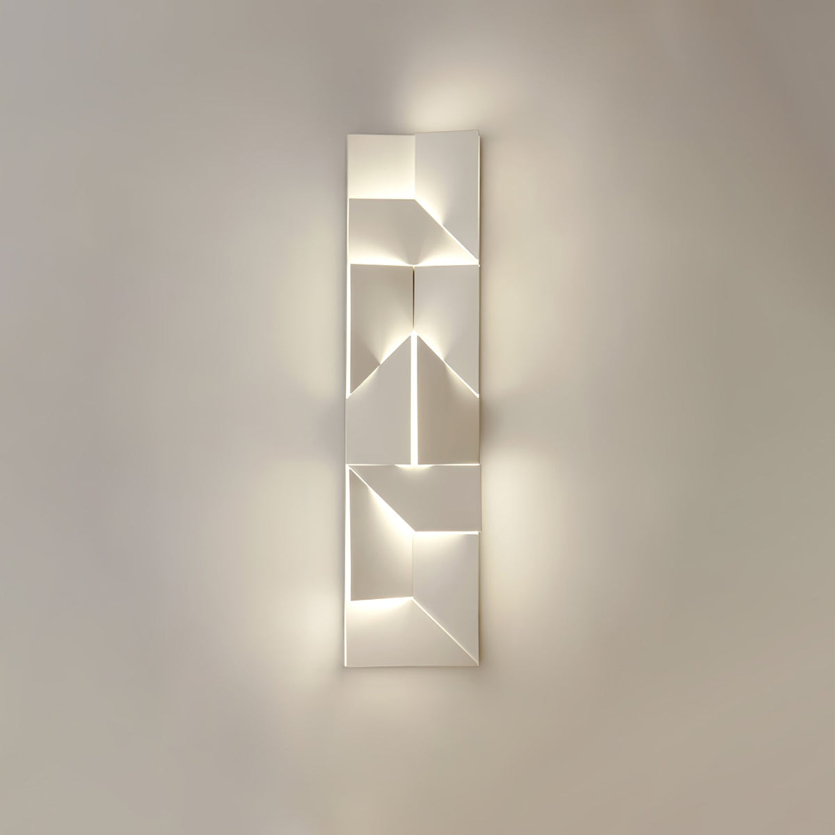 Grid Wall Sconce with Adjustable Brightness